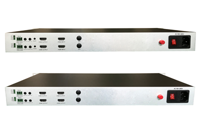 2路正向HDMI+音頻+RS232無壓縮光端機(jī)